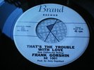 ROCKABILLY 45 FRANK GORSHIN BATMAN EDDIE COCHRAN BRAND