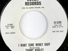 rare Soul 45 TOMMY RIDGLEY want some money baby Listen