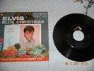 ELVIS PRESLEY RECORD/PS BLUE CHRISTMAS 447-0720 NM