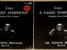 LISZT-A FAUST SYMPHONY-ASD 317/8-2 LP SET-BEECHAM-W/G