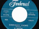 RARE BLUES R&B EL PAULING on FEDERAL...LISTEN