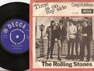 ROLLING STONES TIME IS ON MY NORWAY / DANISH 45+PS 1965