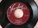 SPANIELS FALSE LOVE/DO YOU REALLY VG+  45  1956 DOO WOP