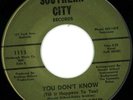 The Paramount Four : Northern Soul 45 on Southern City