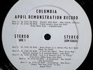 BOB DYLAN RARE COLUMBIA APRIL'62 DEMO WHITE LABEL PROMO