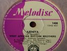 West African Rhythm Brothers Ajeniya 78 Melodisc 1408