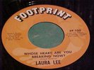 OBSCURE RARE FEMALE COUNTRY 45 RPM LAURA LEE FOOTPRINT