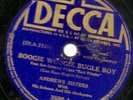 Andrews Sisters Decca 78 Boogie Woogie Bugle Boy WWII