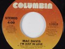 70s Soul 45 MAC DAVIS I'm Just In Love COLUMBIA HEAR