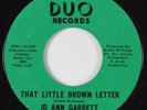 Crossover Soul Funk 45 JO ANN GARRETT 7454 DUO HEAR