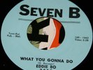 Eddie Bo What You Gonna Do SEVEN B Funk Soul RNB 45