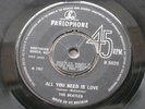 RARE - THE BEATLES -ALL YOU NEED IS LOVE- MISPRINT