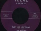JOE SIMON Just Like Yesterday Northern Soul 45 NM