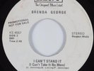Funk 45 BRENDA GEORGE I Can't Stand It KENT HEAR