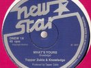 Tappa Zukie & Knowledge - What's Yours - Reggae 12
