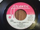 OBSCURE AC/DC PROMO 45; ROCK N ROLL DAMNATION