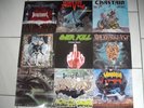 9LPs Metal u.a. Anvil DeathAngel Overkill SacredReich