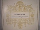 Organ - Marcel Dupre Interview and Improvisations