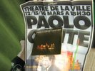 PAOLO CONTE - CONCERTI - 2 LP 1985 + POSTER TOUR