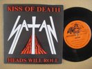Satan,Kiss Of Death,Picture Sleeve,1982,Very Rare 7