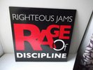 RIGHTEOUS JAMS - RAGE OF DISCIPLINE LP ON BLACK VINYL
