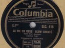 EDITH PIAF - La Vie En Rose 78 rpm disc (A+++)