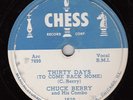 CHUCK BERRY - Chess 1610 - Thirty Days - 1955 R&B 78