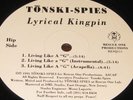 TONSKI-SPIES Living Like A G JERSEY HARDCORE RAP INDIE
