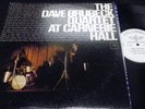 33RPM VINYL PROMO DAVE BRUBECK Quartet Carnegie Hall
