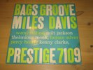 BAGS GROOVE / MILES DAVIS / RVG / PRESTIGE 7109 / NICE