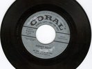 45 JOHNNY BURNETTE Honey Hush Rockabilly PROMO Coral
