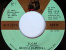 GEORGE CAMPBELL: Sugar / Get It On (rare soul vinyl 45)