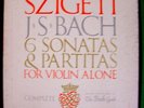 JOSEPH SZIGETI-BACH 6 SONATAS & PARTITAS-VANGUARD 3LP