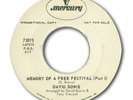 David Bowie - Memory of a Free Festival - Rock-45 Promo