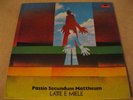 LATTE E MIELE Passio Secundum Mattheum LP/72 Italy Prog