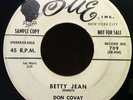 DON COVAY believe it or not/betty jean 7