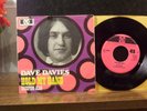 DAVE DAVIES (THE KINKS) 45 HOLD MY HAND PYE GERMAN NM