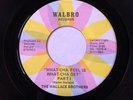 Wallace Brothers Rare Funk What Cha Feel 45