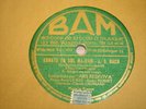 2X 78RPM 10' BACH Sonata 