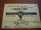 COSMIC FORCE/FUNKY 4 Rare HIP HOP/RAP FLYER ORIGINAL 