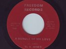 OBSCURE R&B 45-EL V. HINES-A BUNDLE OF MY LOVE-LISTEN