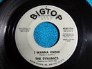 The DYNAMICS I Wanna Know NORTHERN SOUL 45rpm on BIGTOP