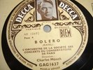 French DECCA 2x 78rpm RAVEL / Bolero , MUNCH L'Orchestr
