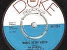 THE GATHERERS Words of my mouth / UPSETTERS Words of mouth Duke 153 Lee Perry