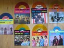 RARE 7 X BEATLES 45s DECCAGONE COLORED VINYL PROMO SET 