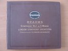 GRAMOLA RECORD BRAHMS SYMPHONY No1 HERMANN ABENDROTH