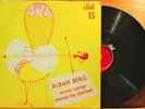 Alban Berg Seven Songs Piano Clarinet  DIAL 15 David St