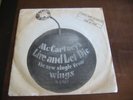 PAUL MCCARTNEY WINGS  live and let die 007  ISRAEL ONLY   ISRAELI P/S