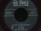 pc45-R&B-Deluxe 3323-Roy Brown -BLUE WAX
