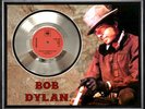 BOB DYLAN - KNOCKING ON HEAVENS DOOR - FRAMED 'SILVER' 45rpm  RECORD